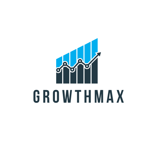 GrowthMax transparent logo on dark
